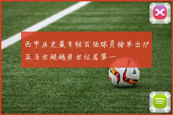 西甲历史最年轻百场球员榜单出炉亚马尔超越劳尔位居第一